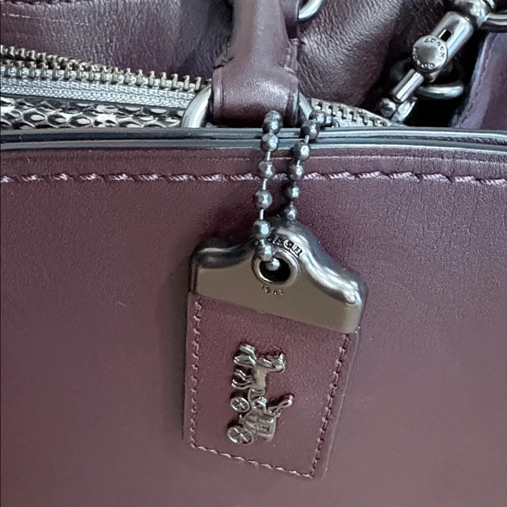 Coach 1941 Mason Carryall Oxblood Leather